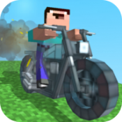 疯狂摩托方块竞速